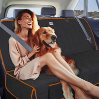 Dog Car Seat Cover for Back Seat - Black-Brown / SUV Bench-54"W / 1 - image 3