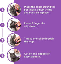 Cat Calming Collar & Pet Anti Anxiety Products - Feline Calm Pheromones Collars & Cats Stress Relief - Relaxivet Comfort Helps with Pee, New Zone, Aggression, Fighting with Dogs & Other Behavior