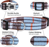 Faleela Soft &Comfy Bowtie Dog Collar - Small (Pack of 1) / Blue - image 2