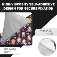 27.6" Cat Grooming Wrap, Self Adhesive Cat Wrap for Cutting Nails, Anti-Escape Calming Cat Swaddle Wrap for Medicine Ear Cleaning, Anti-Scratch Cats Burrito Restraint Blanket, Practical Pet Tool