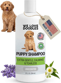 Puppy Shampoo & Conditioner, Tearless Hypoallergenic Wash - Unscented