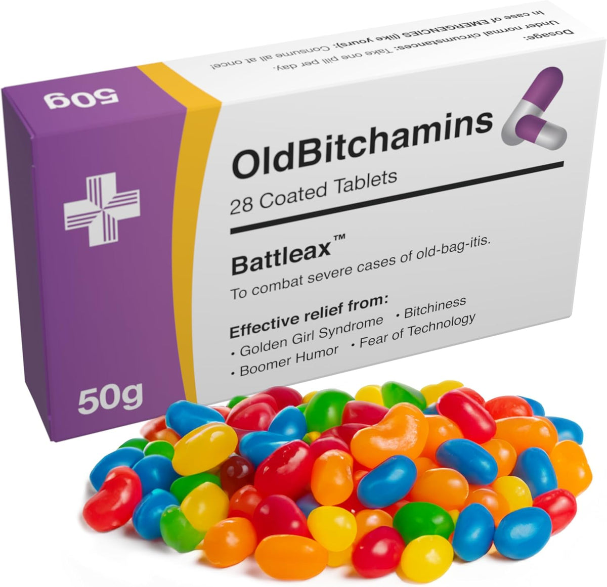 Funny Prank Pill Box Candy, Gag Gifts for Men - OldB**chamin