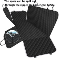 Dog Car Seat Cover Back Seat, Waterproof Nonslip Seat Protector - Black A - image 2