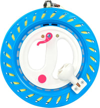 7.2in Kite Reels for Teens - Blue Kite Reel with Brake / 9 inch
