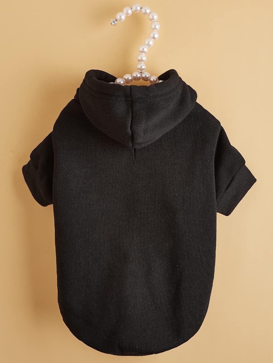 Basic Dog Hoodie Sweatshirt Puppy Sweater Warm Cat Costumes Pet - X-Large / Black - image 4