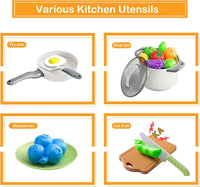 35Pcs Kids Kitchen Toy Accessories - White / 35Pcs - image 4