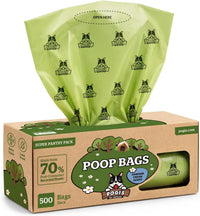 Pogi's Large Dog Poop Bags, Single Roll, Leak-Proof - 500 Count (Pack of 1) / Scented