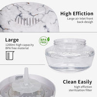 Purifier Air Washer, Air Fresher Aroma Diffuser for Home, Office, Air Purifier with Night Light (Marbling)