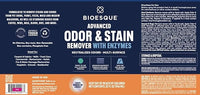 Bioesque Advanced Odor & Stain Remover with Enzymes, 32 Fl Oz (Pack of 12)