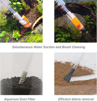Compact Aquarium Siphon Vacuum and Water Changer Kit with Cleaning - image 3