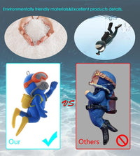 2-Pack Floating Little Diver - Blue&blackish Green - image 3