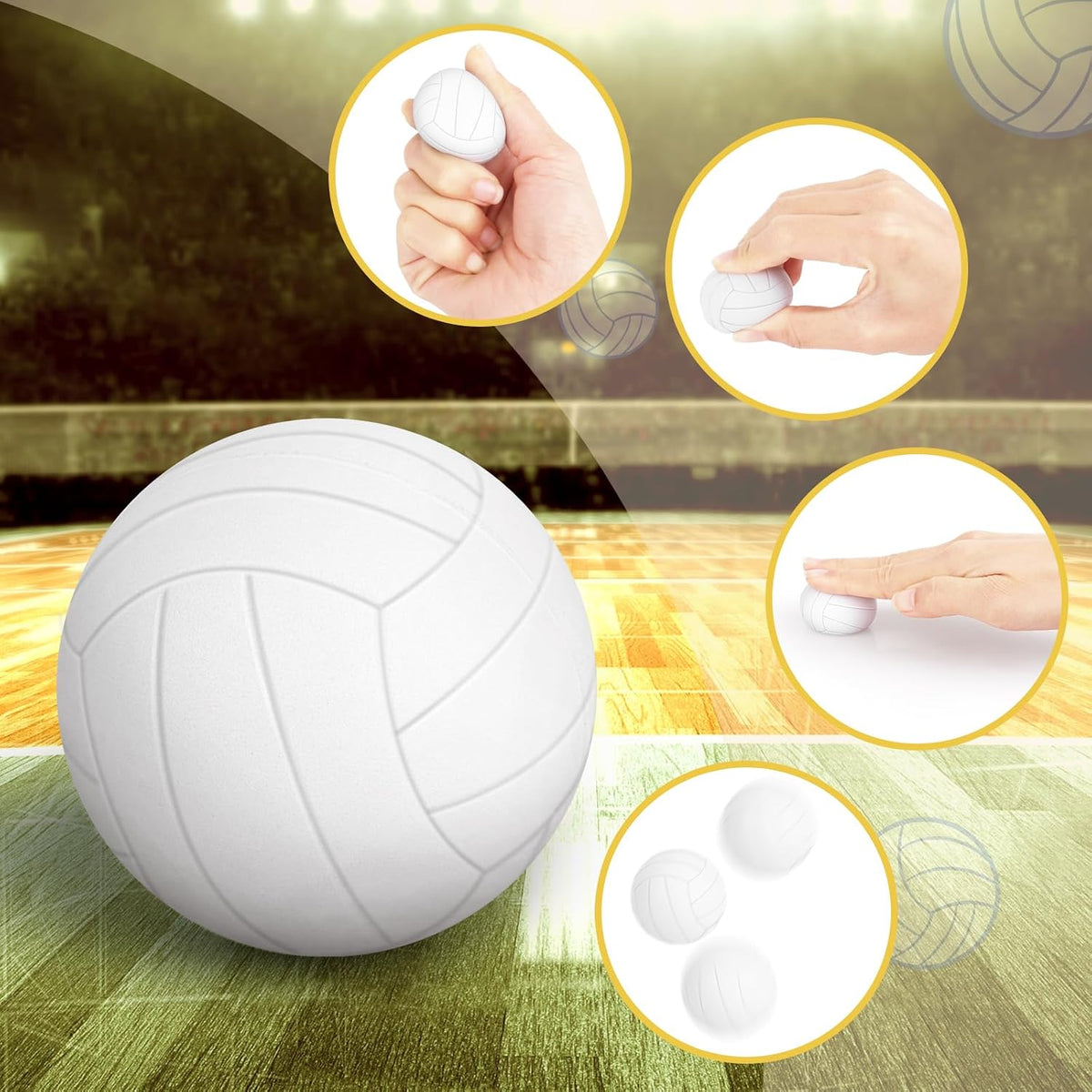 Hxezoc 20 mini baseball stress balls made of soft foam - view 28