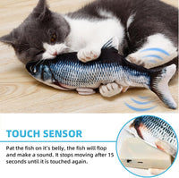 Tocirelo Cat Toys Flopping Fish with Catnip - Carp - image 2