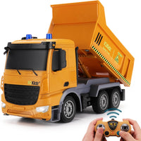 IQKidz Remote Control Excavator Toys for Boys 4-7 Yrs Old - Remote Control Dump Truck