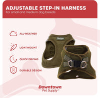Downtown Pet Supply Step in Dog Harness for Teacup Dogs & Cats No Pull - XX-Small / Hunter Green - image 2