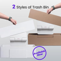 (Upgraded) Popur X5 Self Cleaning Cat Litter Box - Unique Open Top Split System - Automatic Litter Scooping Robot, Odor-Seal, 24 Inch Tray, 30-Day Capacity, 33 lbs. Load, 99% Leakproof (Cardboard Bin)
