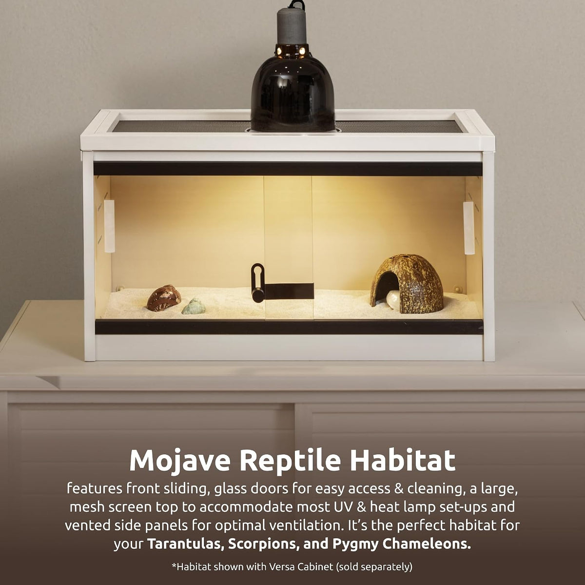New Age Pet ECOFLEX 48" Mojave Reptile Enclosure, Maple - Tan / Small - image 2