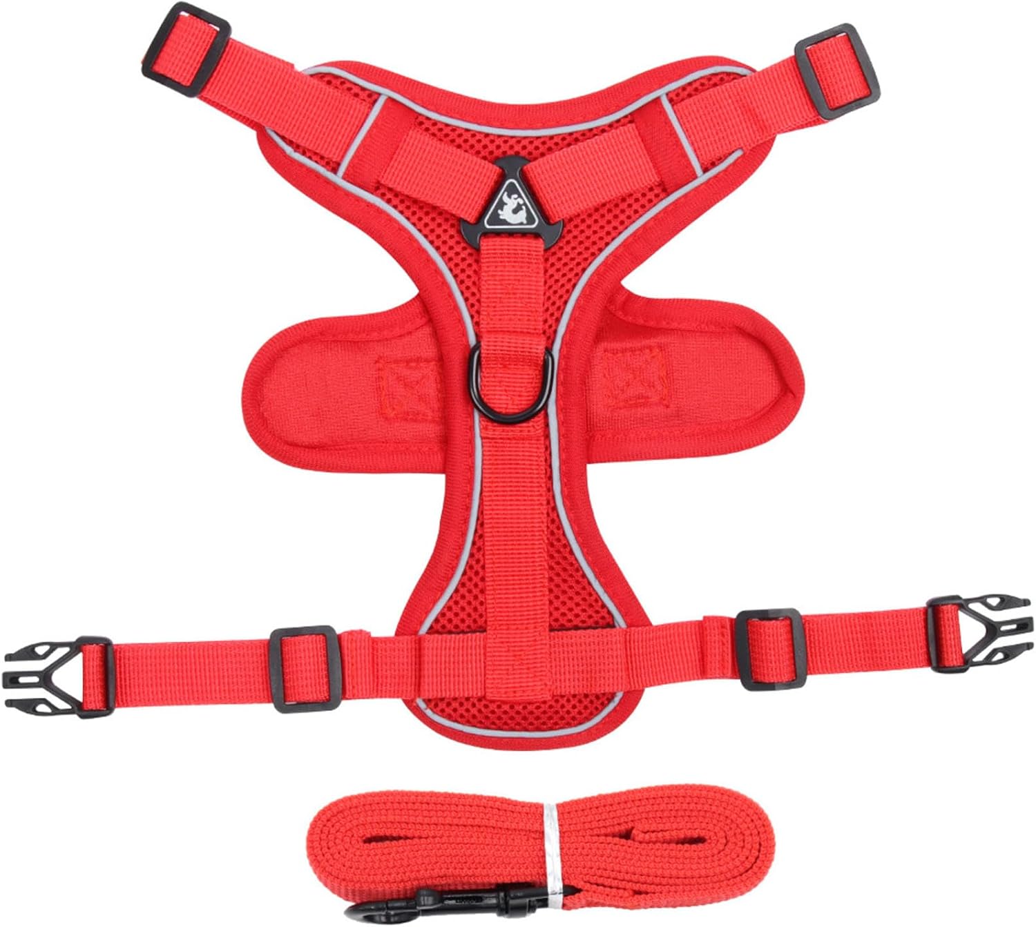 Reflective Pet Harness and Leash Set – Adjustable Escape Proof Soft Mesh Vest for Indoor & Outdoor Walking