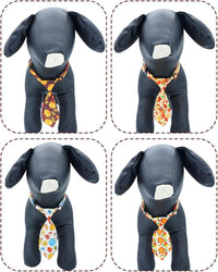 PET SHOW 10 Pack Thanksgiving Big Dog Ties Neckties for Large Breed Dogs XL Adjustable Holiday Grooming Accessories Neck Ties Bowties Girl Boy Pets Festival Costumes Party Gift Favor(Large)