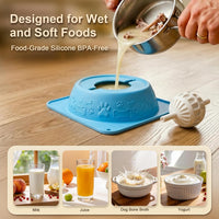 Slow Feeder Dog Bowl for Liquid Treats, Anti-Slip Lick Bowl - Light blue - image 3