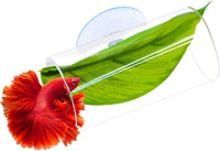 Small Acrylic Betta Hammock Tunnel, Betta Fish Tank Accessories – Essentials for Fish - S Size — 3.14" × 1.57" OD