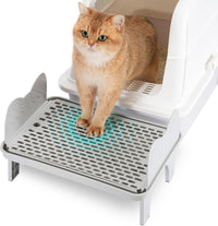 Uross Cat Litter Box Step - Grey / 1