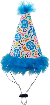 Huxley & Kent Party Crown Hat for Dogs & Cats - Small / Happy Got Me Day