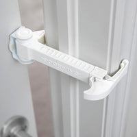 Portable Door Lock for Pets & Childproofing. No Adhesives