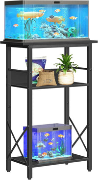 HOOBRO 10 Gallon Aquarium Stand - Black