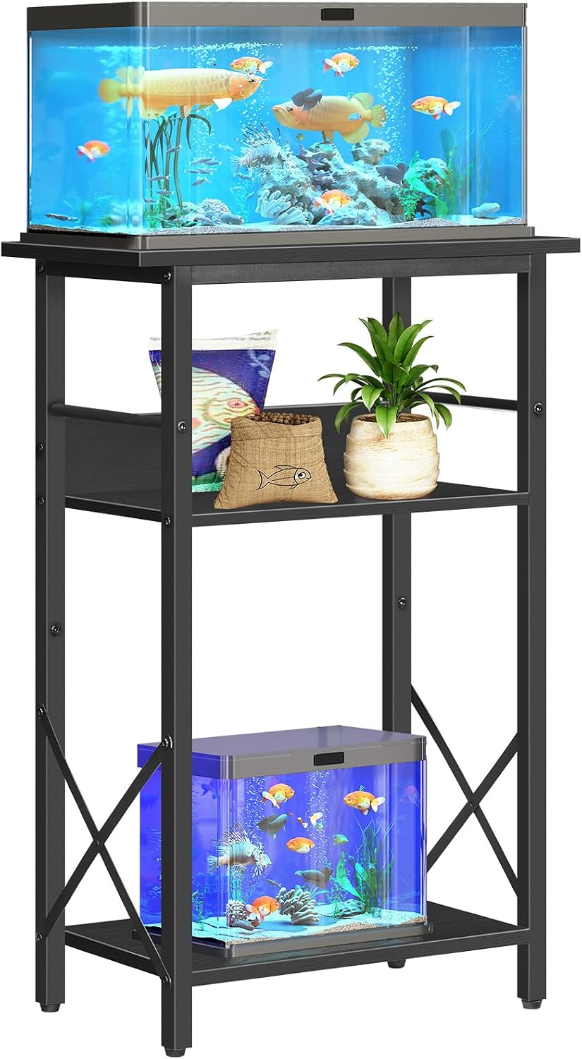 HOOBRO 10 Gallon Aquarium Stand - Black