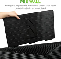 Hompet Dog Grass Pad with Tray Large, 2 Pcs Artificial Grass Training Pads with Pee Baffle Patch Puppy Turf Potty for Indoor and Outdoor Use, Ideal for Small and Medium Dogs (30"×20")