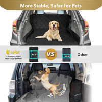 SUV Cargo Liner for Dogs - Trunk Cover for SUV with Bumper Flap Protector – Essentials for Dogs - A-Black / Standard: 55" x 91" - image 4