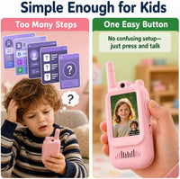 Video Walkie Talkies for Kids - Pink-Pink - image 2