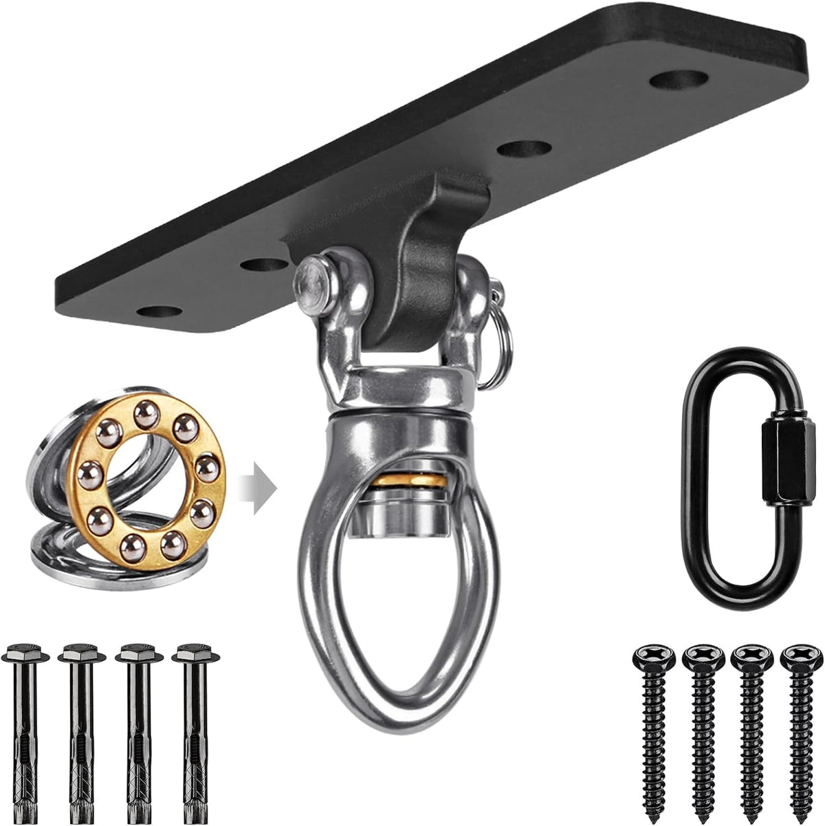 Dolibest Heavy Duty Swing Hanger - B:black Swing Hanger-1 Pack