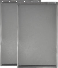 AMZOO Large Replacement Dog Door Flap PetSafe 16 7/8” x 10 1/8” - Matte Gray / Extra Large / 2