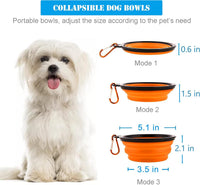 Dog Pool Floats Set, Dog Float Raft with Collapsible Dog Bowl - Yellow - image 3