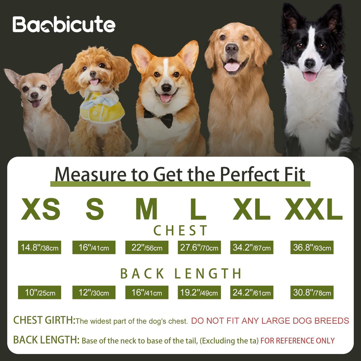 Dog Basic Hoodie Soft Dog Clothes Cold Weather Sweaters for Medium - Security / L (Back: 20.47",Chest: 28.35",20-35lbs) - image 3