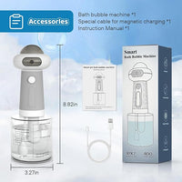Electric Dog Shampoo Dispenser IPX7 Cat Shampoo Sprayer,Pet Bath Supplies Automatic Foaming Shampoo Dispenser for Dog Deep Cleaing Kitchen Sink Bathroom Grey