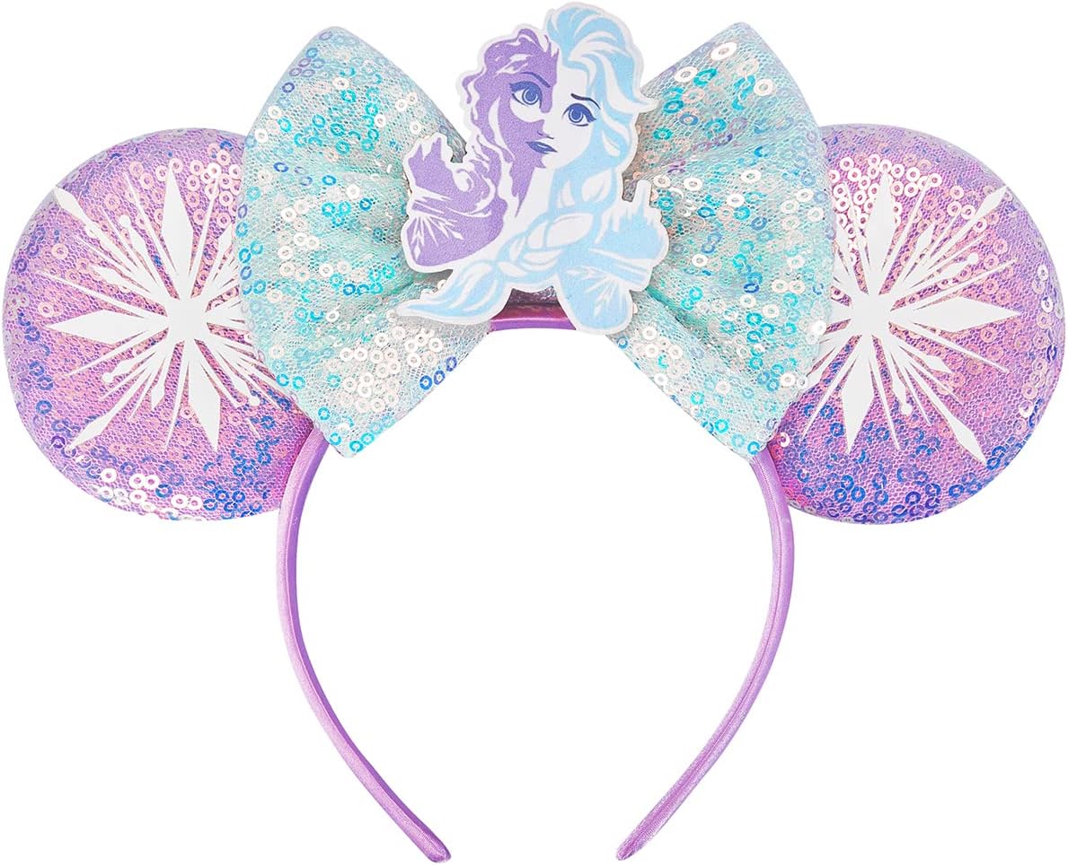 RAZKO Mouse Ears Headband - Elsa Purple