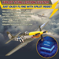 LEAMBE 4 Channel RC Plane, Ready to Fly Aerobatic Aircraft - Green / Extra Large - image 3