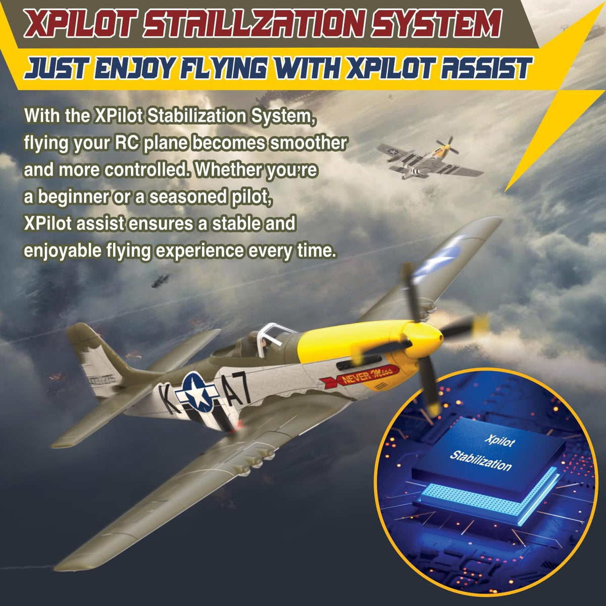 LEAMBE 4 Channel RC Plane, Ready to Fly Aerobatic Aircraft - Green / Extra Large - image 3