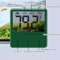 DIGITEN Aquarium Thermometer Digital Fish Tank Thermometer with Large - Green - image 4