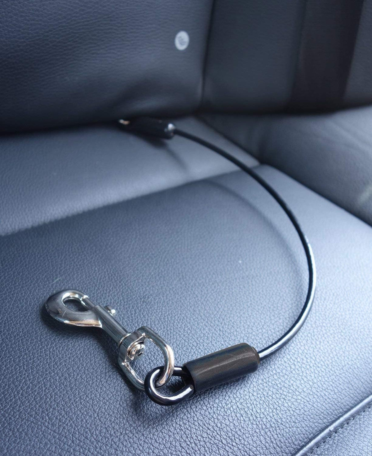 Leash Boss Dog Seat Belt Restraint - Black - 1-Pack / 16in