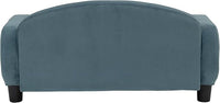 Paws & Purrs Cat Sofa Bed, Pet Couch for Indoor Cats Elevated Cat Beds with Removable Washable Mattress Cover for Kitten, Puppy or Small Animal- 31.5" Wide, Cornflower