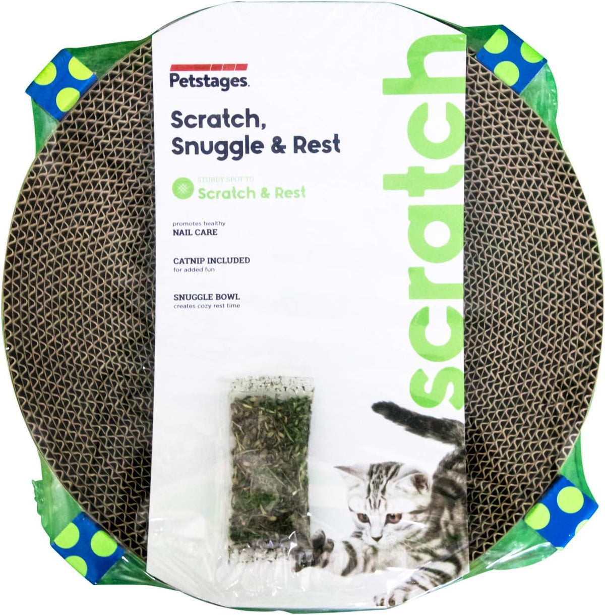 Catstages Scratch, Snuggle & Rest 2-in-1 Cat Scratcher & Lounger - Scratch Snuggle & Rest / One-Size (Pack of 6) - image 2
