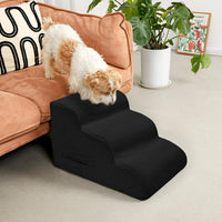 4 Step Dog Stairs Pet Ramp for High Beds, Sofas and Cars – Essentials for Dogs - Black / 4.0 / 4-Step 20"H - image 2