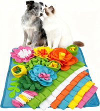 Snuffle Mat for Dogs, Sniff Mat for Cats Puppies Rabbits - Light Blue