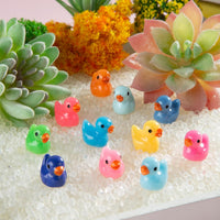Mini Resin Duck Colorful Miniature Figures Micro Fairy Garden - 200 mini ducks - image 2