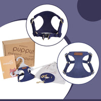 Puppytie Small Dog Harness and Leash Set, Pink, S – Essentials for Dogs - Navy / XS(4.5-11lb） - image 3