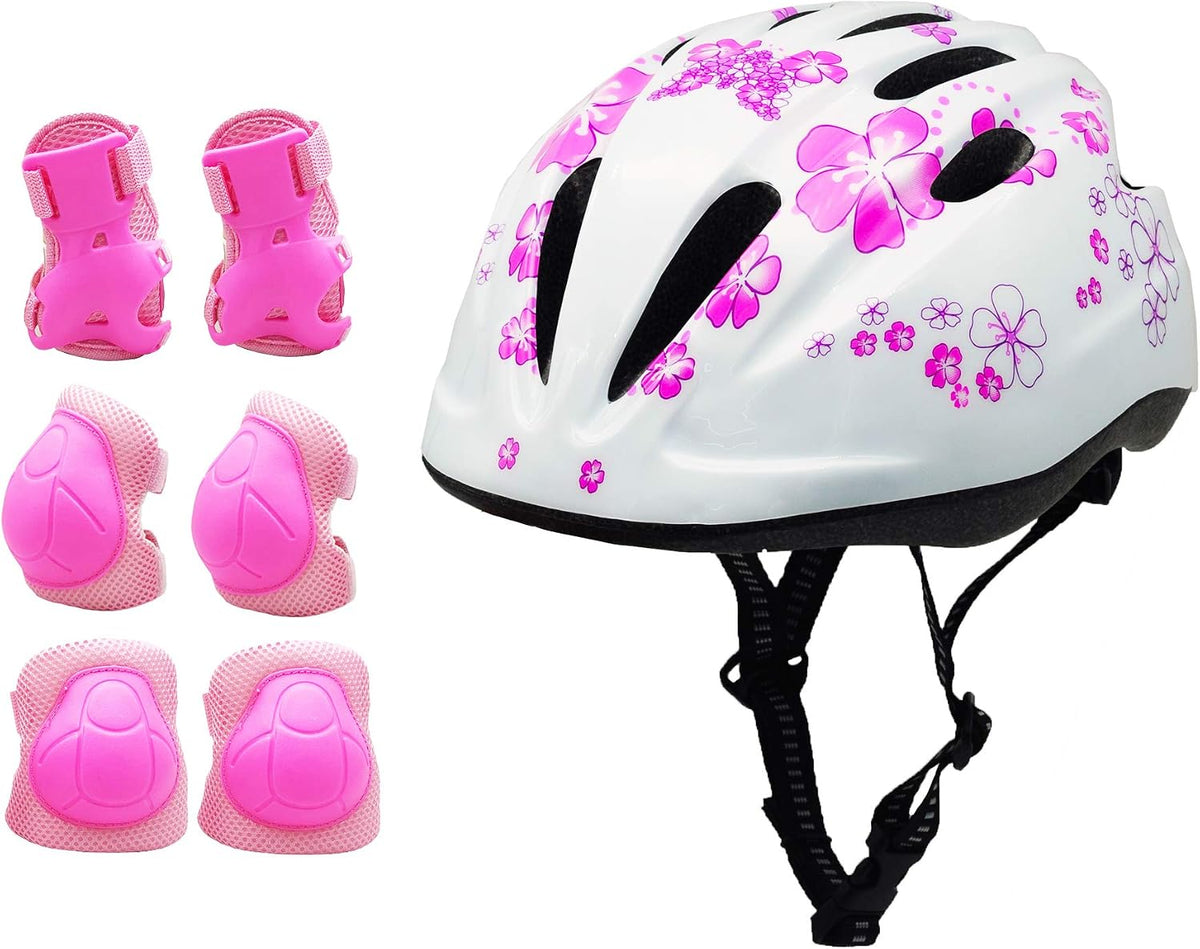 BeBeFun girls bike helmet in pink with 12 air vents and adjustable fit knob, ages 3 to 10 - view 5